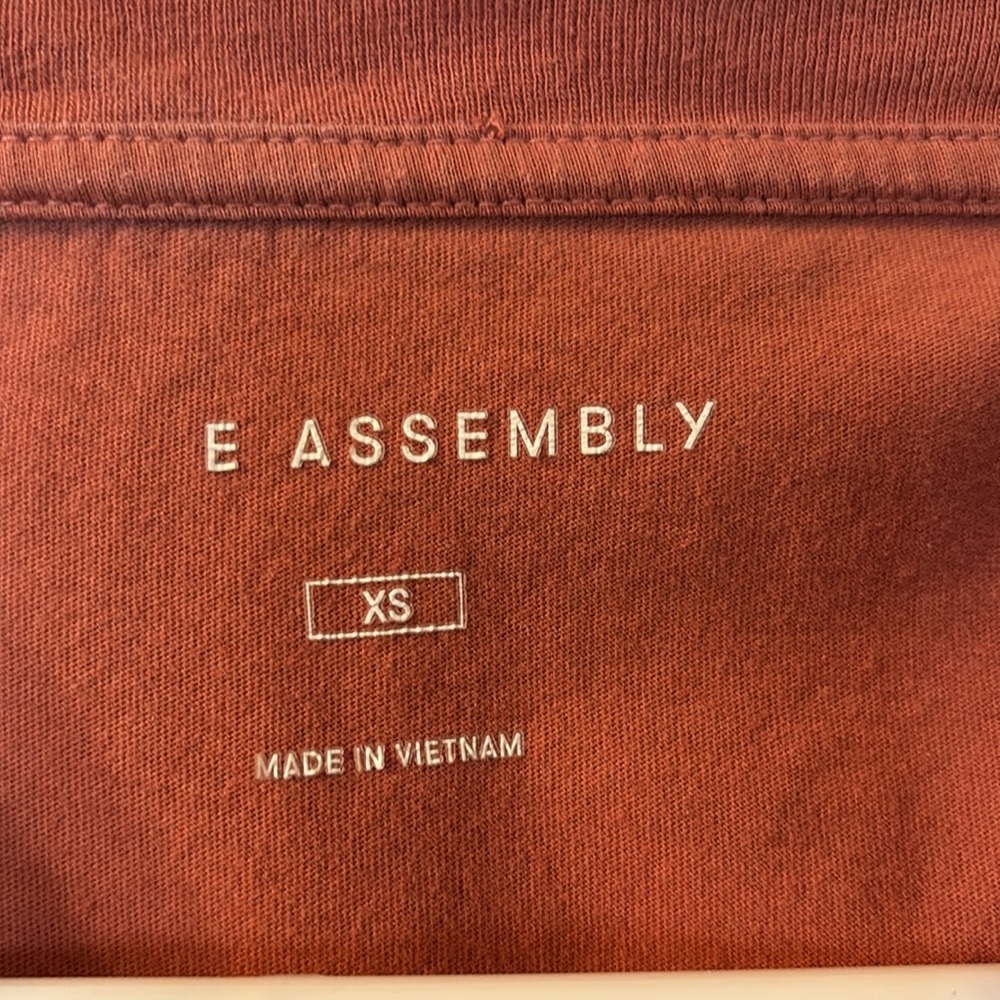 E Assembly Basic Crop Top Size Xs - image 2